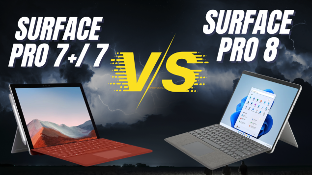 Surface Pro 8, Surface Pro 7 Plus và Surface Pro 7: Có gì giống, có gì khác?